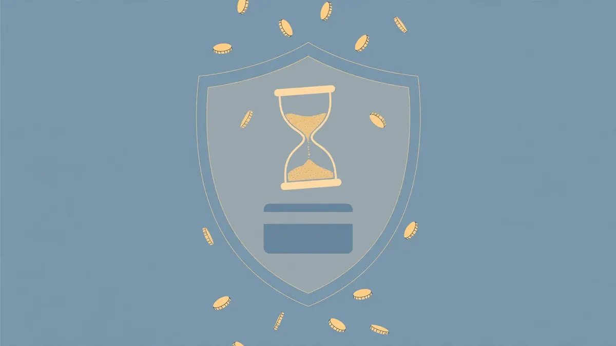 Illustration: 2. The grace period: interest-free borrowing, with a catch